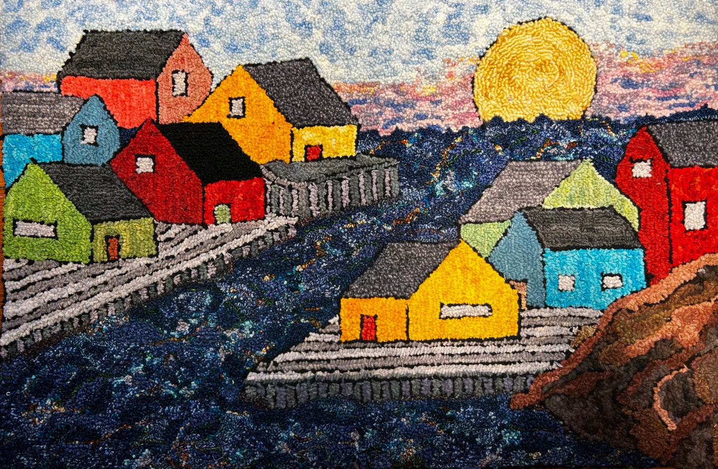 Sea Shanties and Swells (19 x 29 approx before framing)