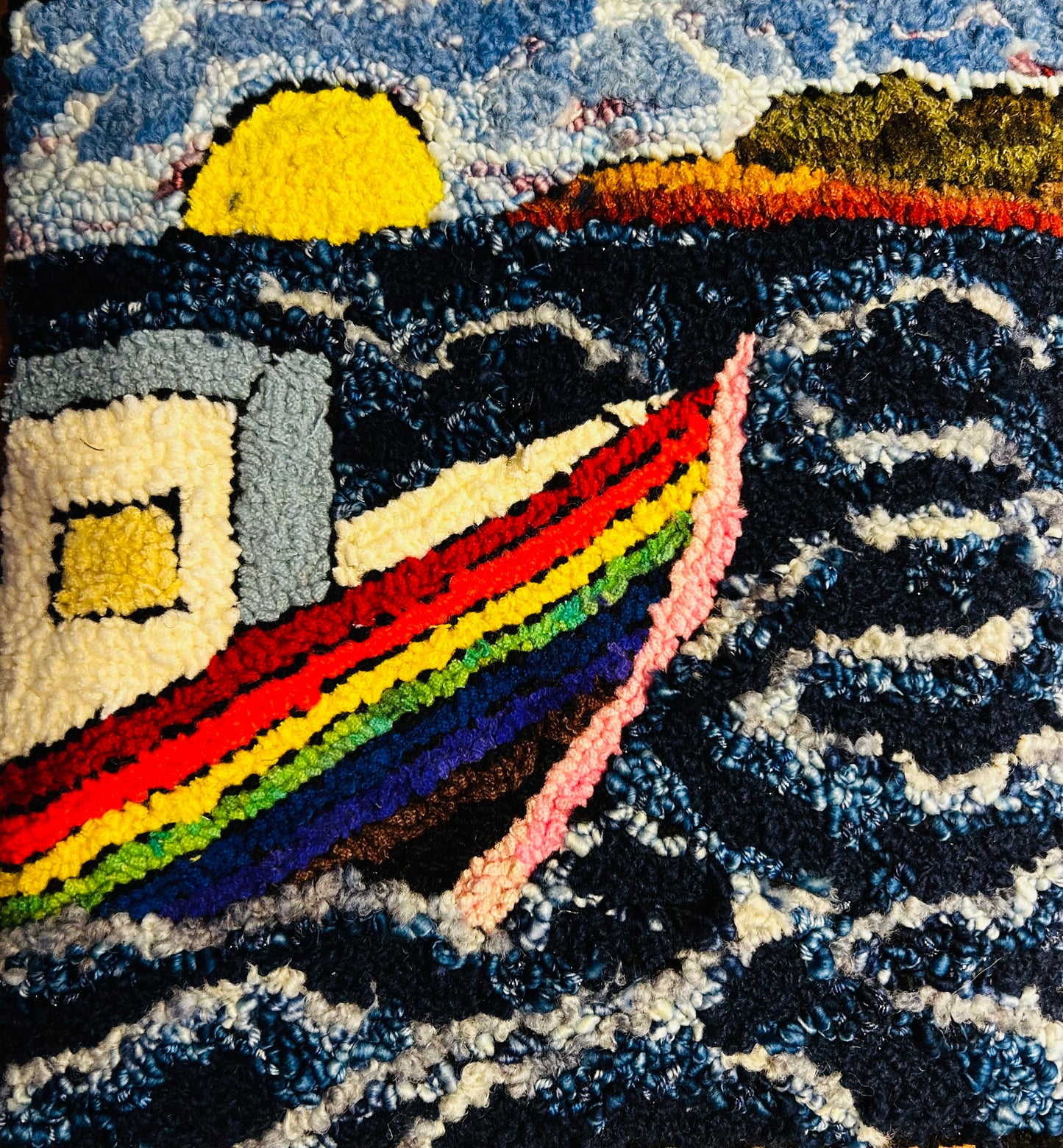 Pride Coming Home (approx. 14" x 14" includ. frame)