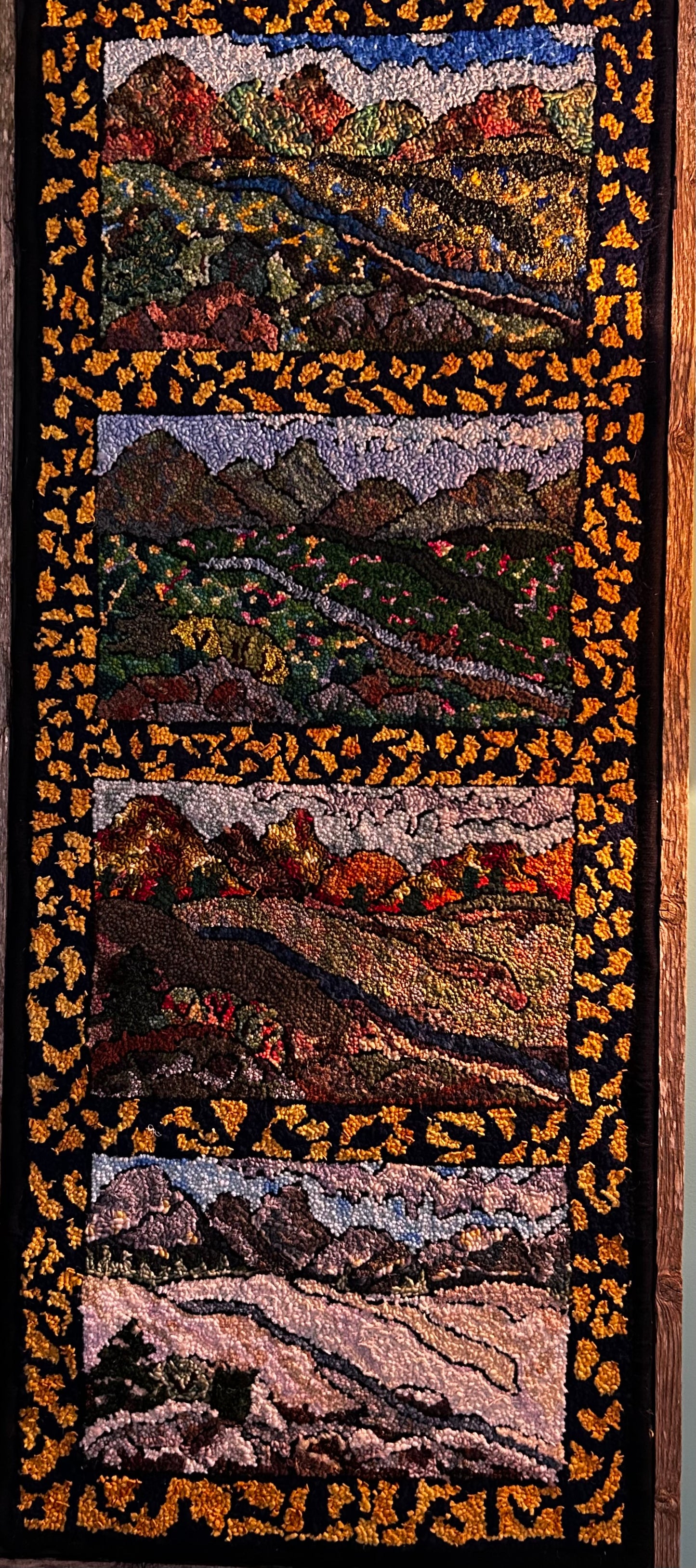 Four Seasons 24 x 60 framed