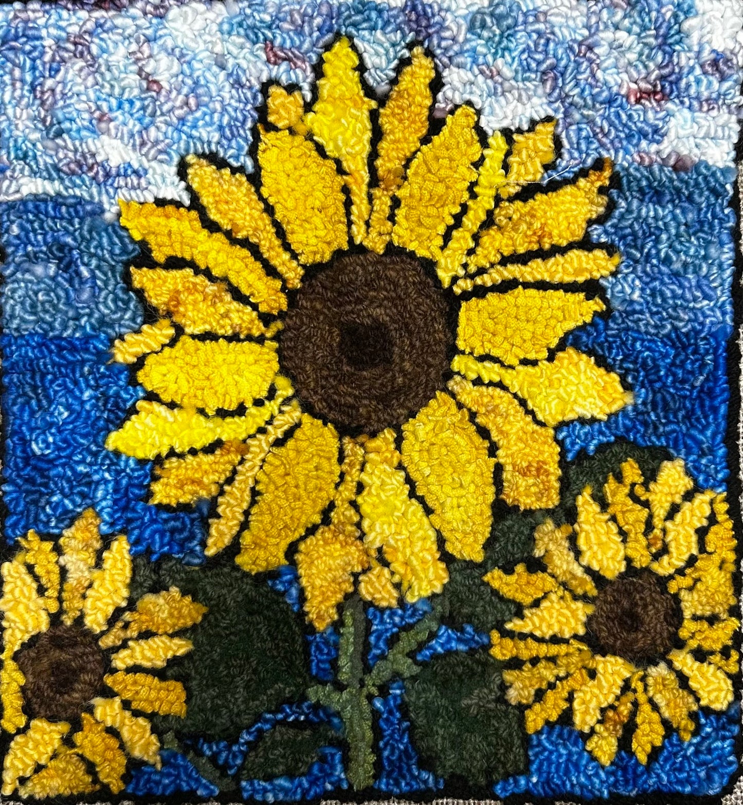 Happy Dazed - Linen Pattern (approx 11.5 x 11.5)