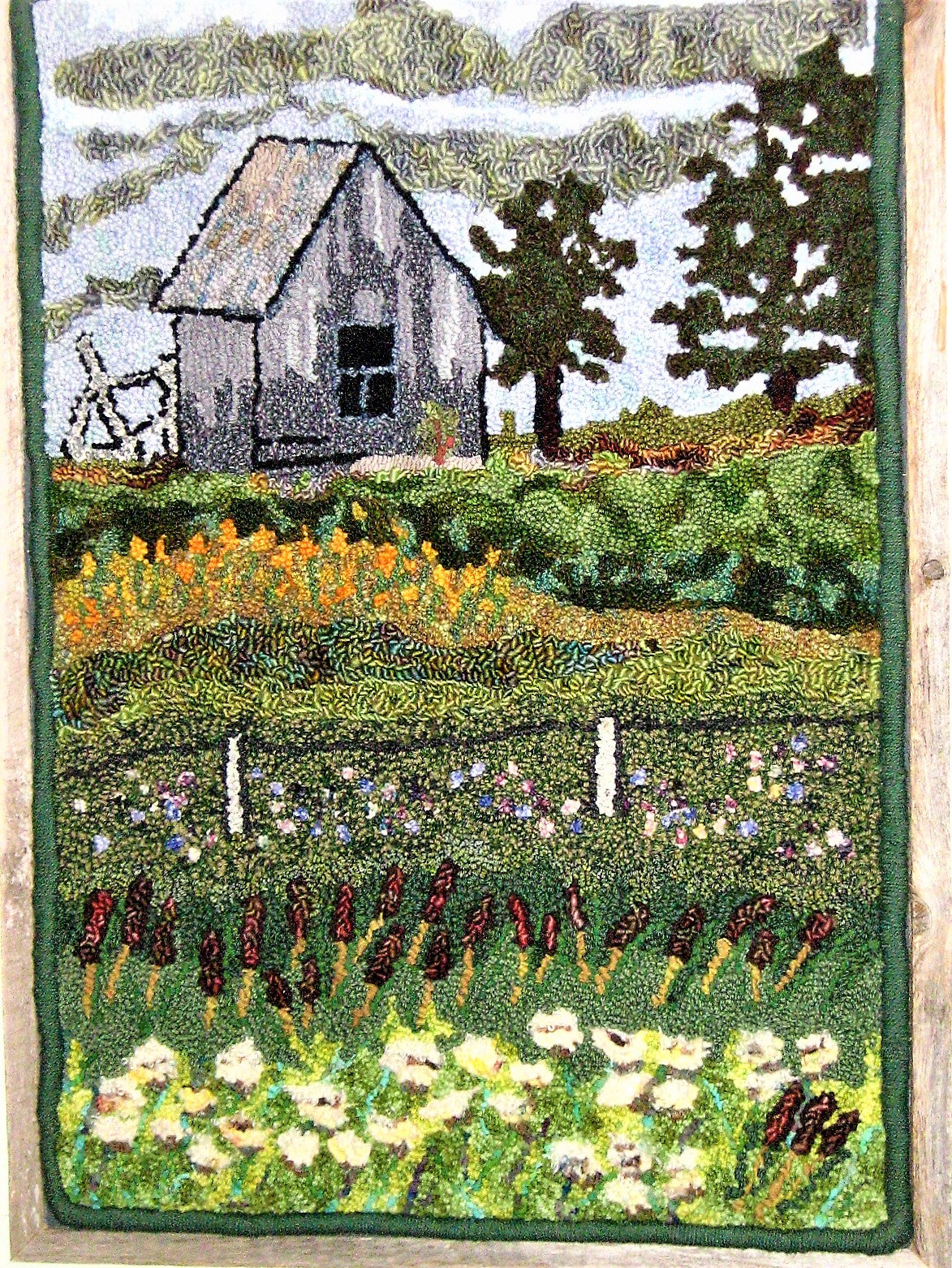 Linden Hall - Linen Pattern - 15.5 x 23.5 approx
