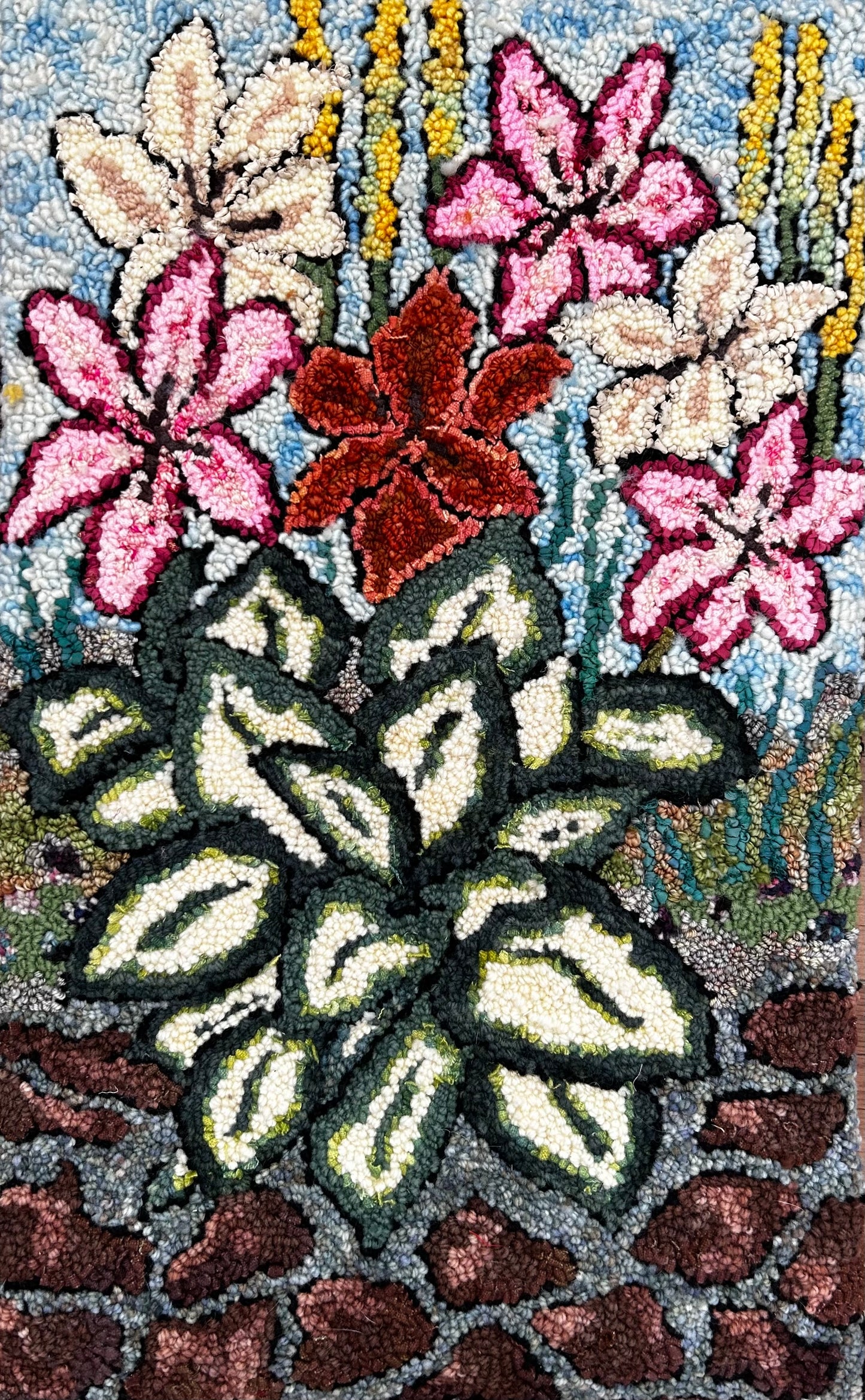 North Garden - Burlap Pattern 11x17 approx