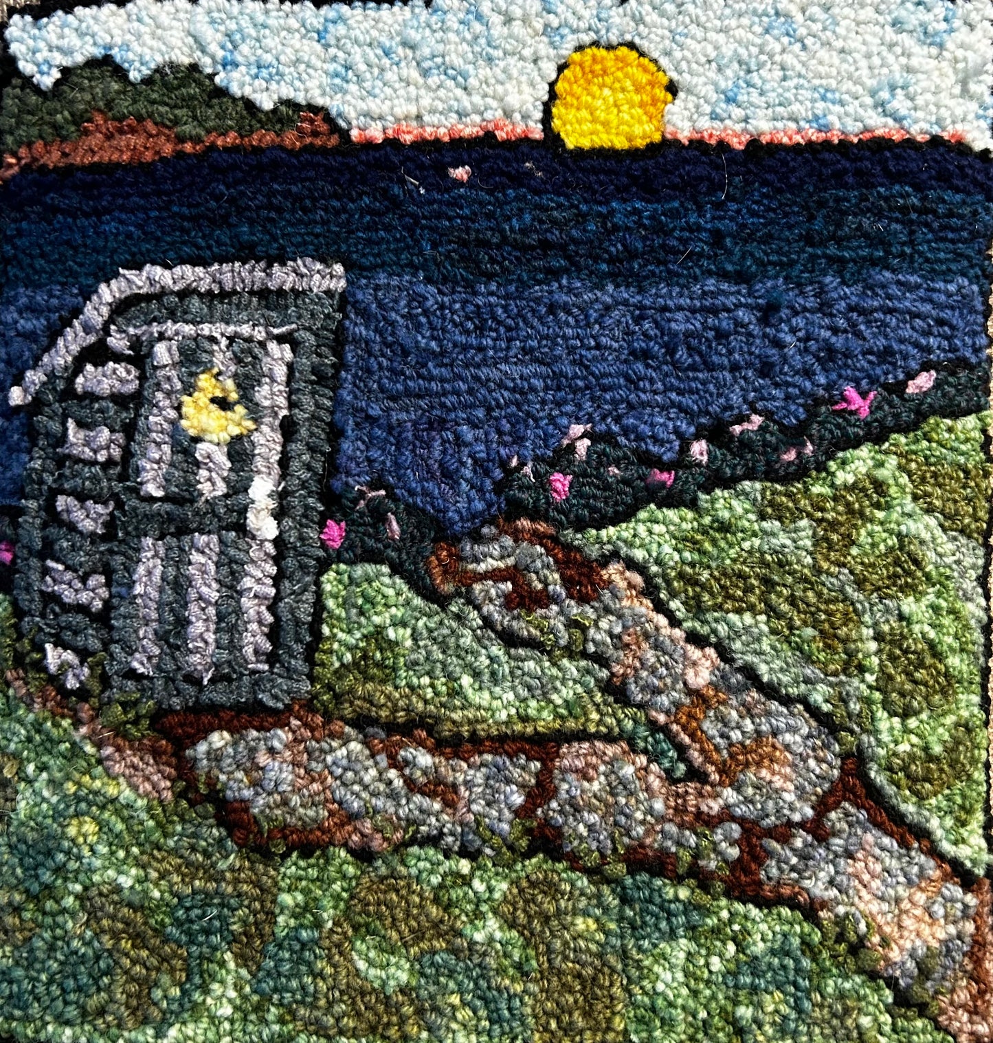 Privy on the Bay - Linen Pattern - approx 11.5 x 11.5