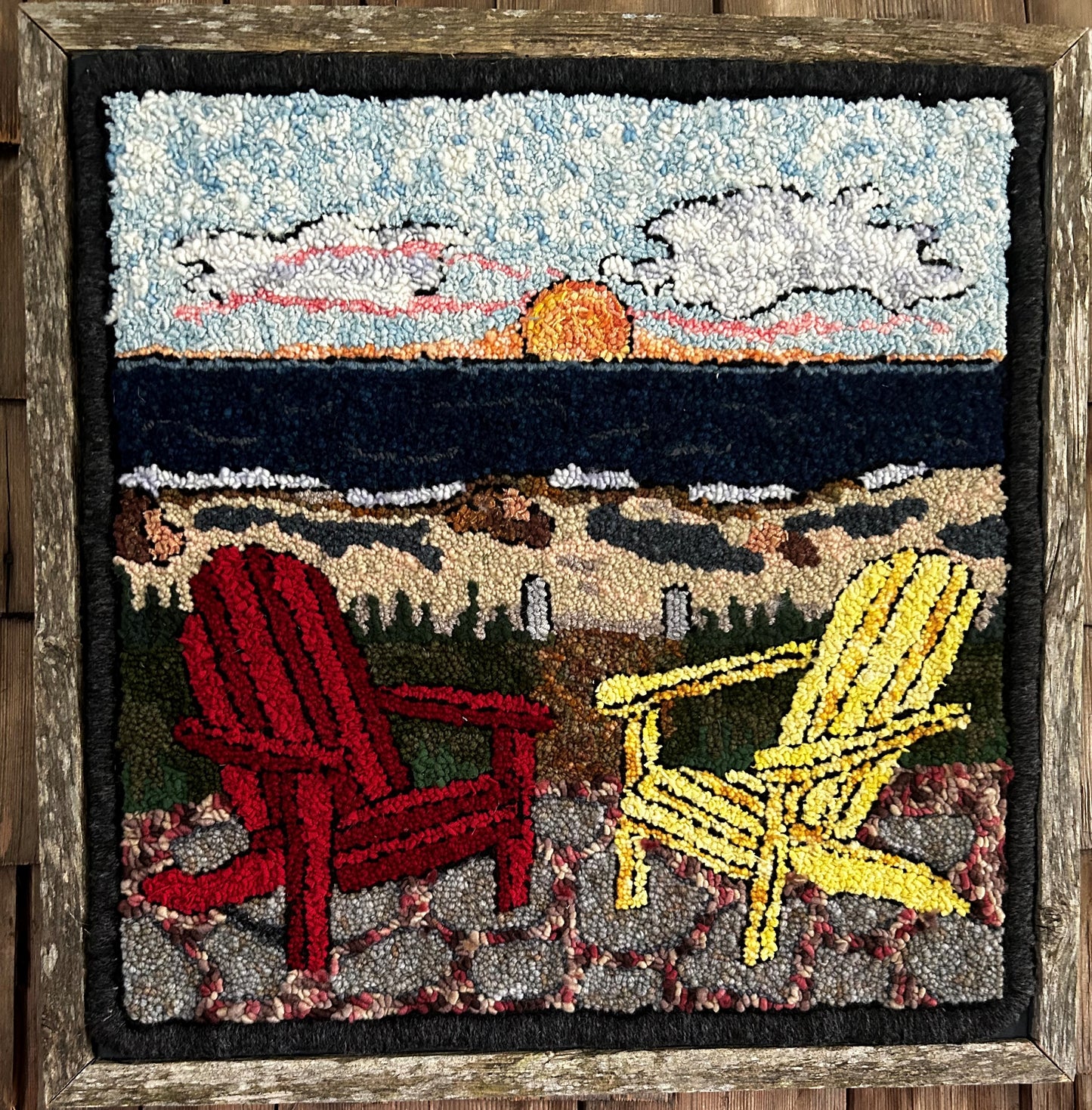 Two at Rest - 20.75" x 20.75"