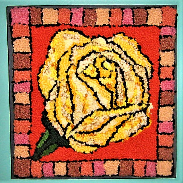 Lorna Yellow Rose - 11.5" x 12"