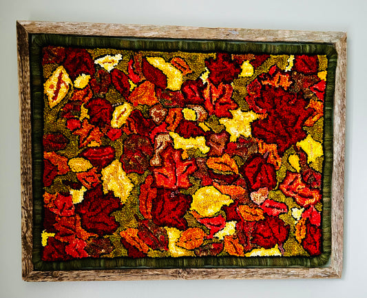 Fred's Autumn Leaves- Linen Pattern