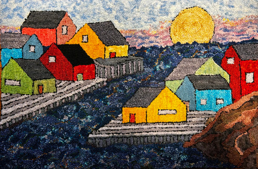 Sea Shanties and Swells (19 x 29 approx before framing)