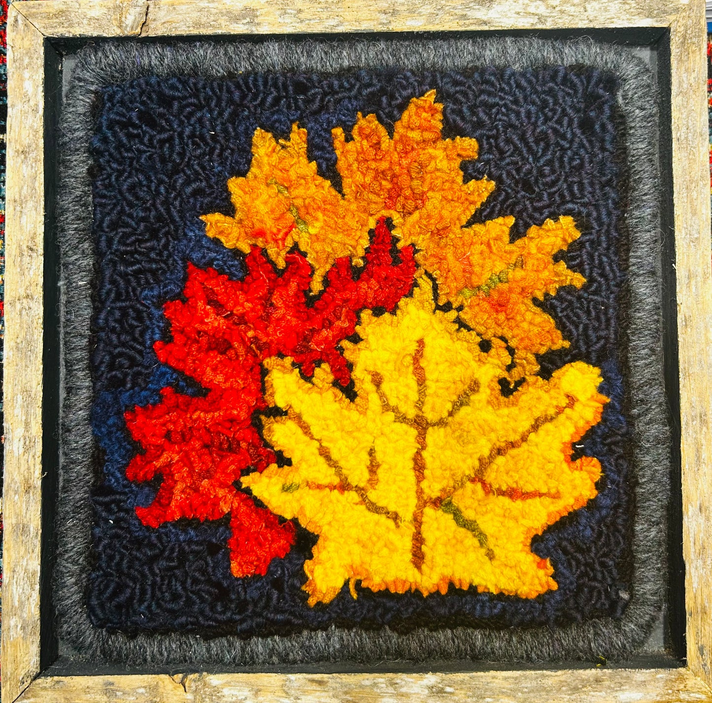 Canada Leafs (approx. 12" x 12" including frame)