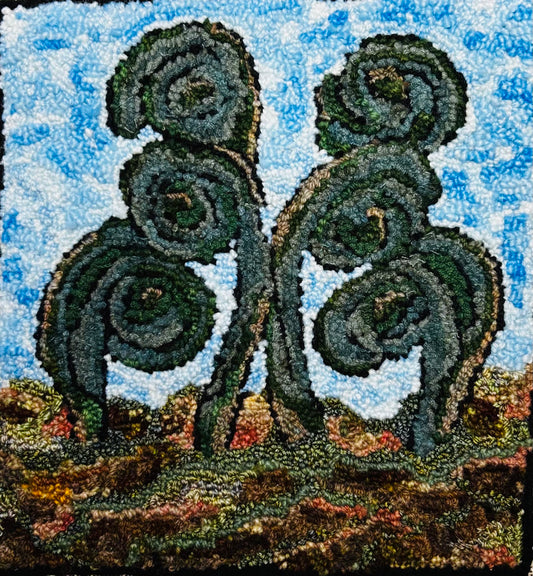 2026 Fiddleheads (approx. 14" x 14")