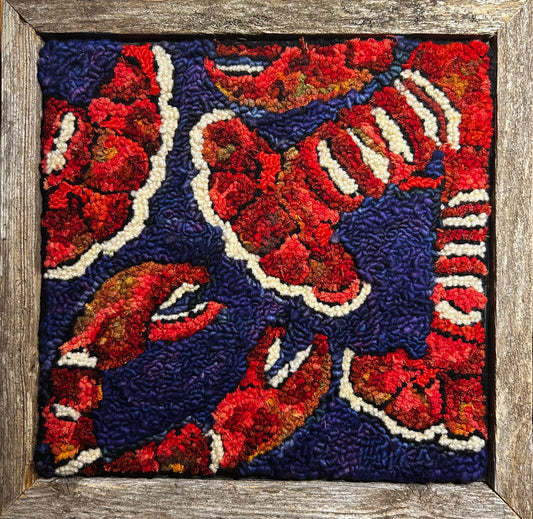 Tails and Claws #1 - 2026 - approx 12 x 12" on linen and framed