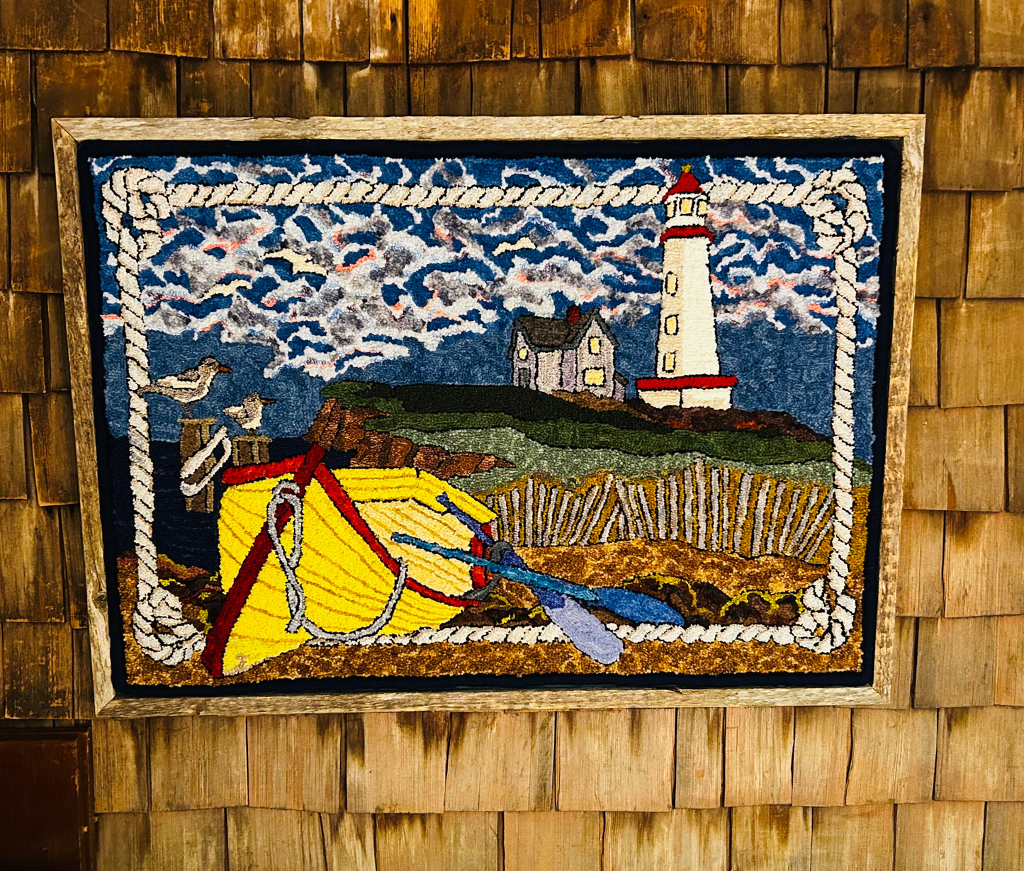 Beached - framed 28 x 38 (approx)