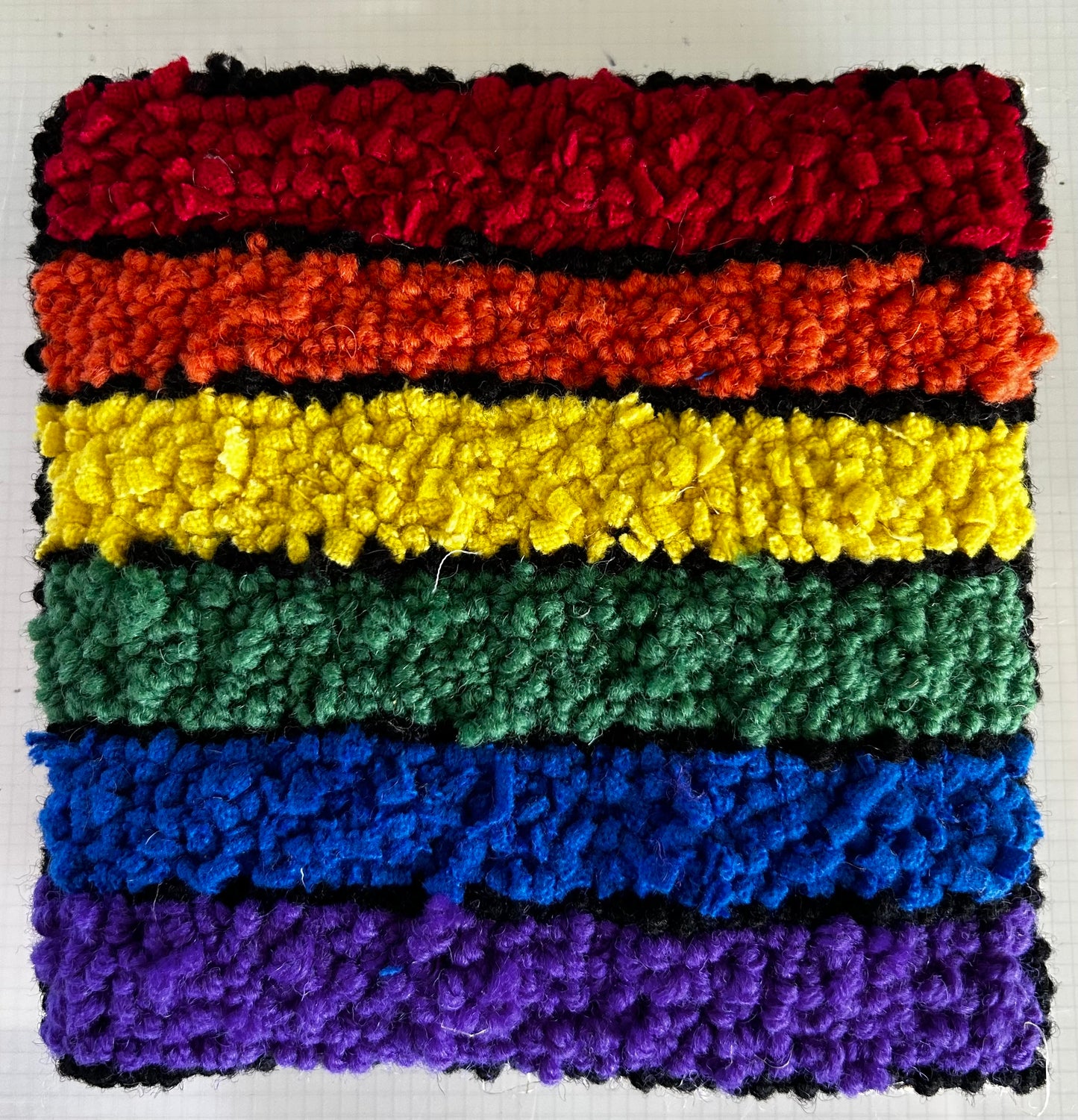 Pride - Mini Rug Kit on Burlap