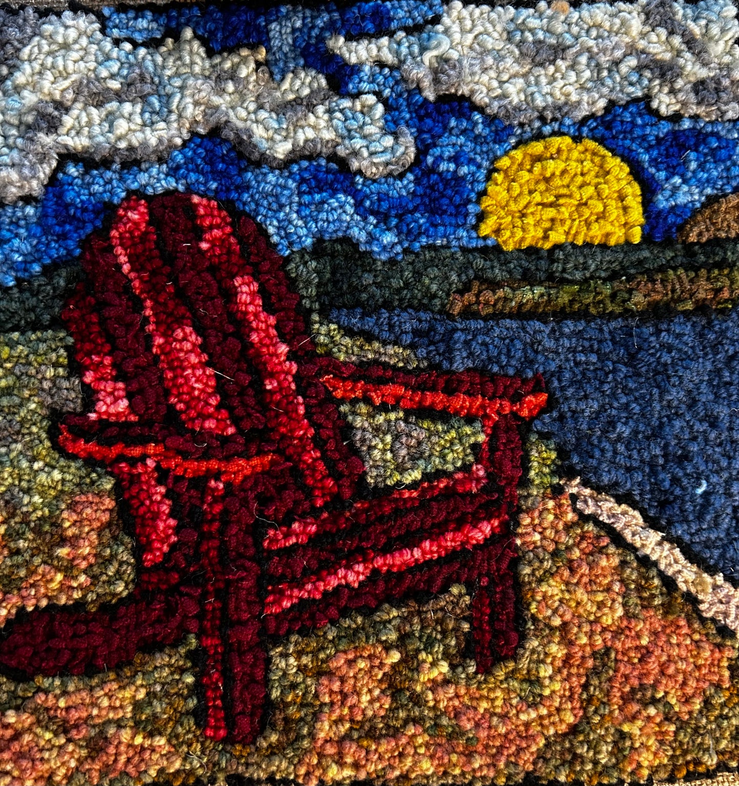 One at Rest Sunrise - Linen Pattern