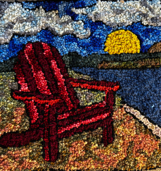 One at Rest Sunrise - Linen Pattern