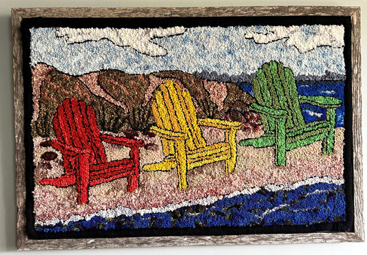 Three at Rest - 32 3/4" x 22 1/2"