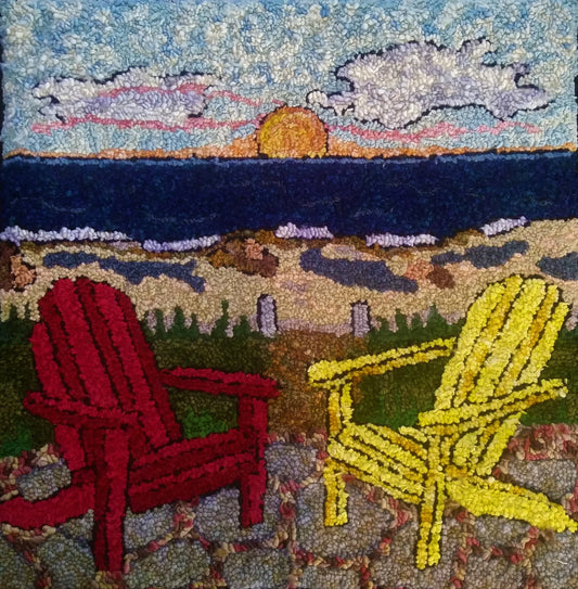 Two at Rest - physical pattern available from www.allaboutewewoolshop.com