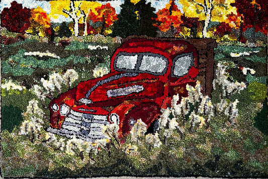 Fred's Ol' Truck- physical pattern available from www.allaboutewewoolshop.com