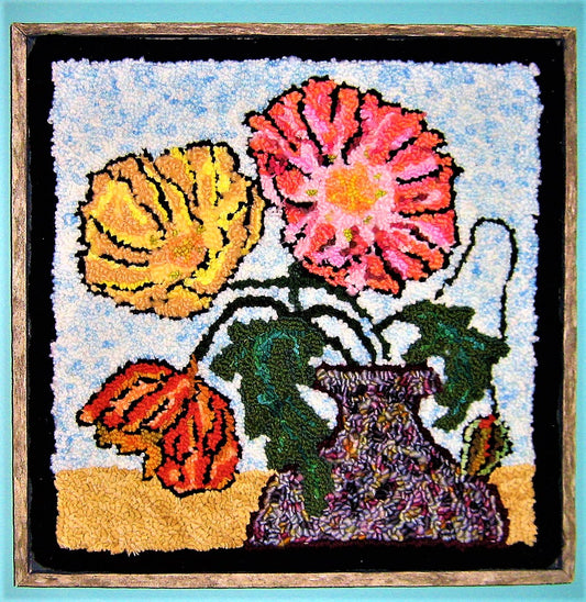 Icelandic Poppy #1 - 16" x 16" (Canadian shipping only)