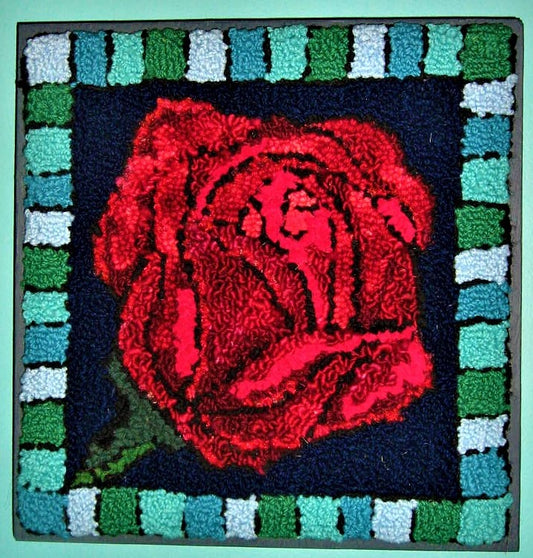 Red Passion Rose - 11.5" x 12"