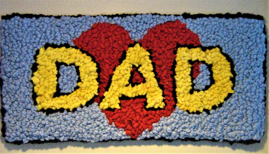 Dad Love - 9.75" x 4.75"